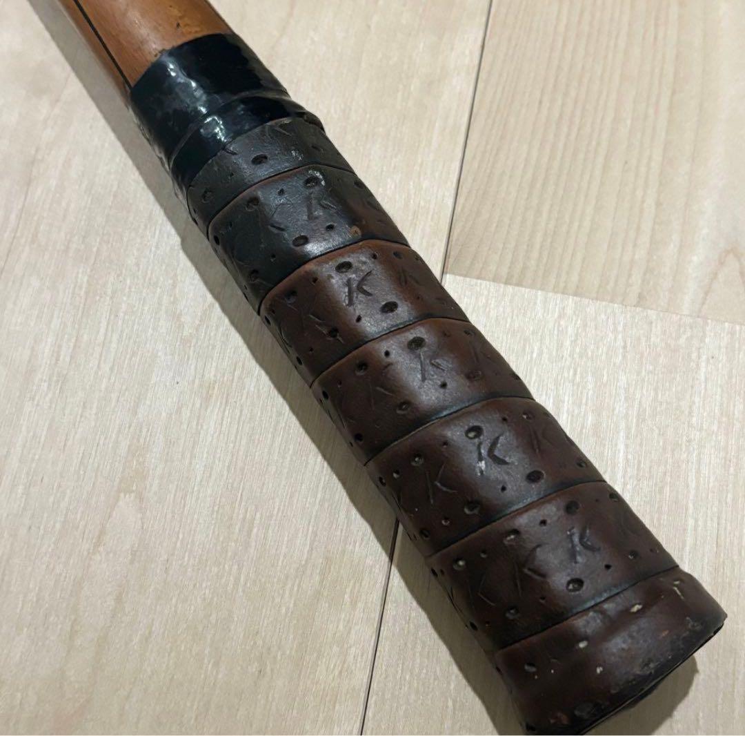 KAWASAKI DELUX NUMBERONE 木製テニスラケット no100