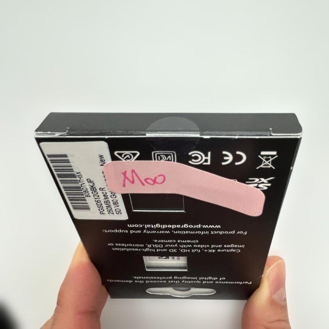 新品 ProGrade V60 Gold 512GB 正規品 定価4.6万