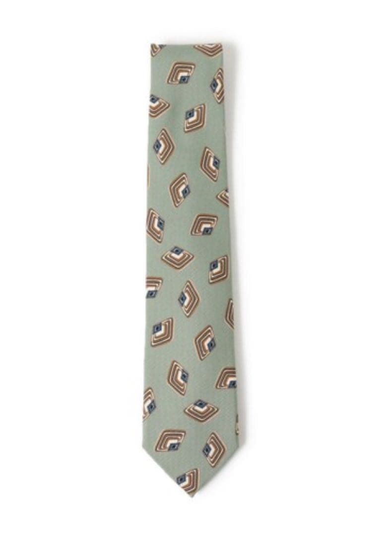 Holliday & brown シルク 小紋柄 プリント ネクタイ