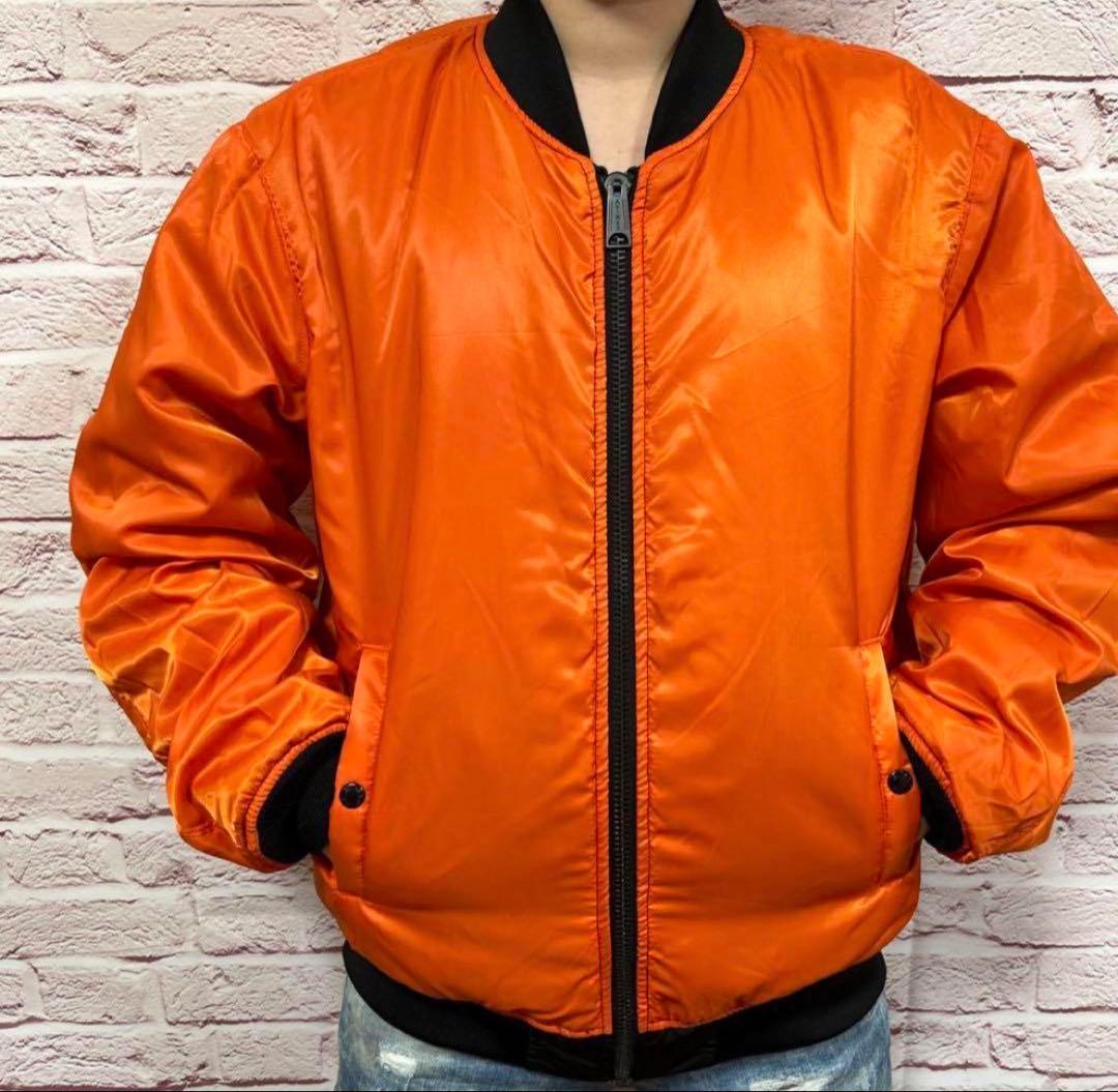 【☆破格のバックロゴ☆】AVIREX フライトジャケット XL 黒 入手超困難