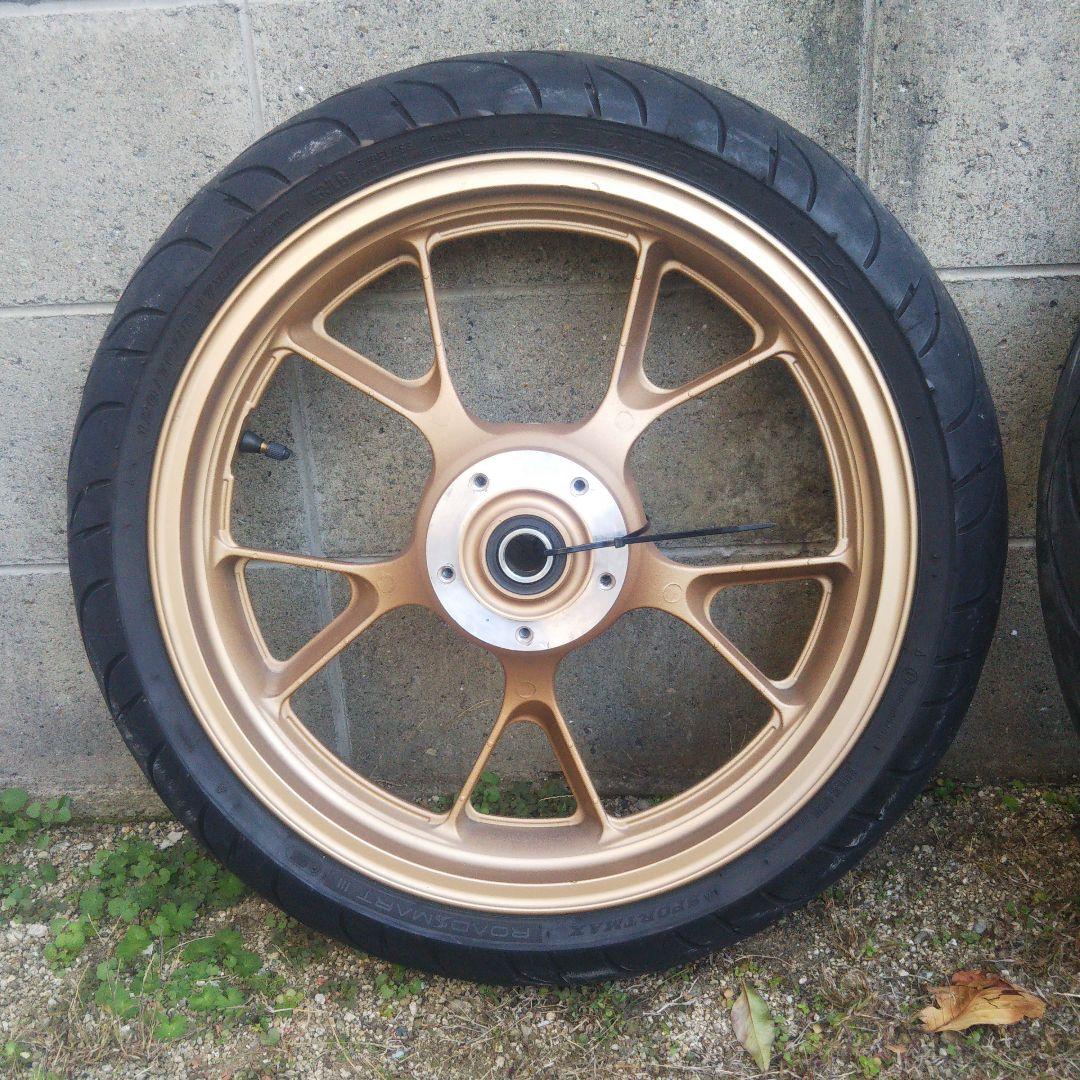 ダエグ ホイール 純正 エンケイ ゴールド 前後 タイヤ付 ダエグホイール