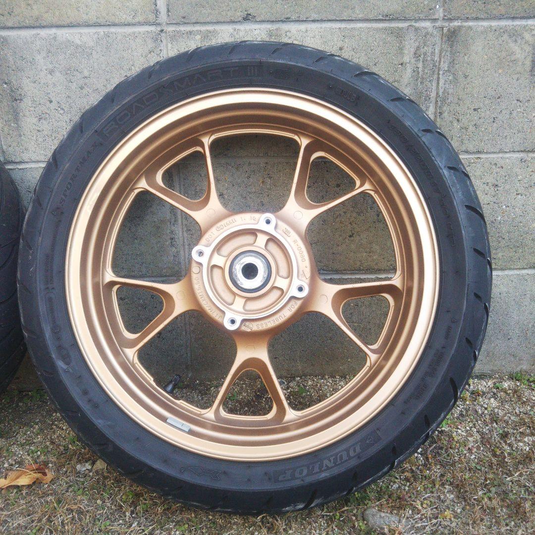 ダエグ ホイール 純正 エンケイ ゴールド 前後 タイヤ付 ダエグホイール