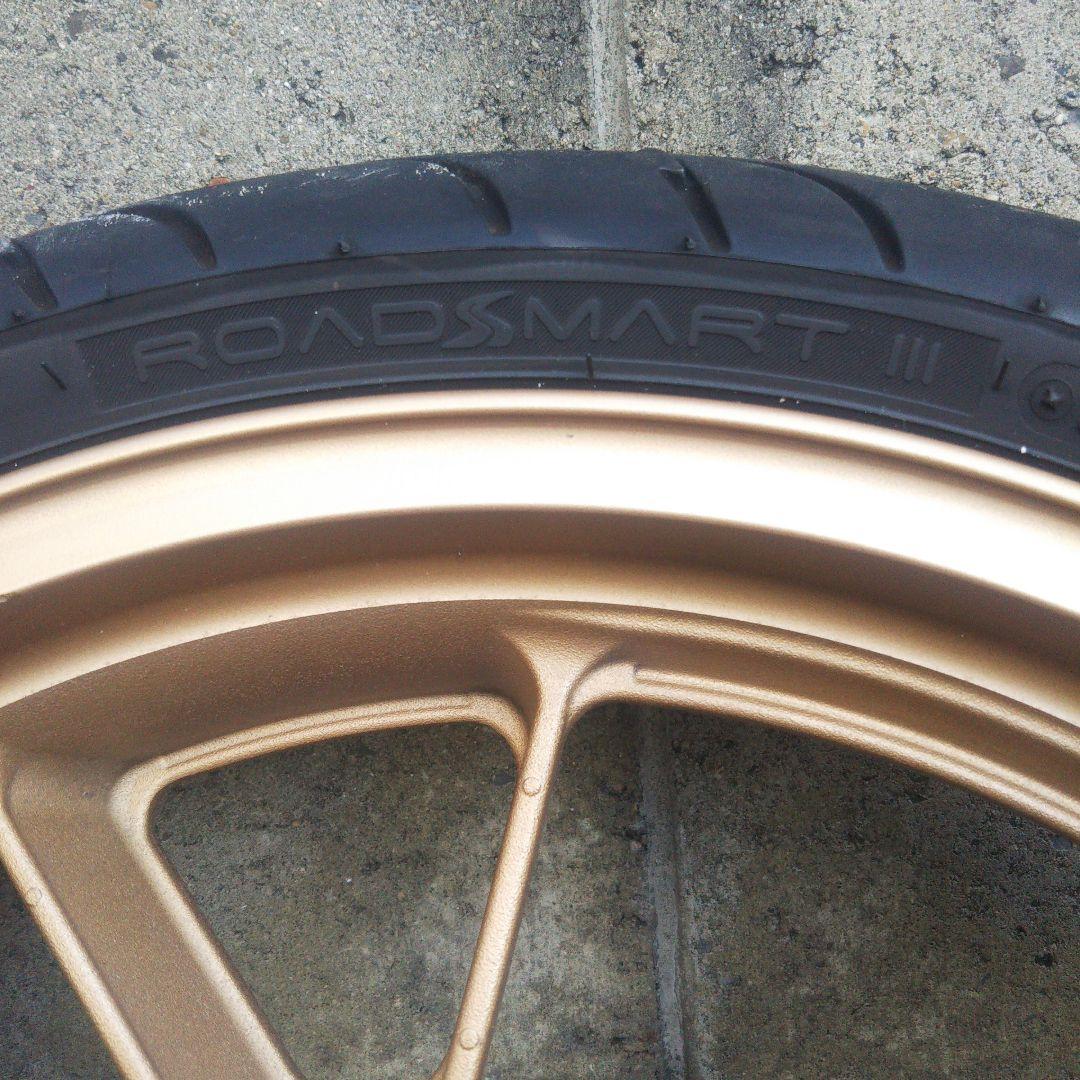 ダエグ ホイール 純正 エンケイ ゴールド 前後 タイヤ付 ダエグホイール