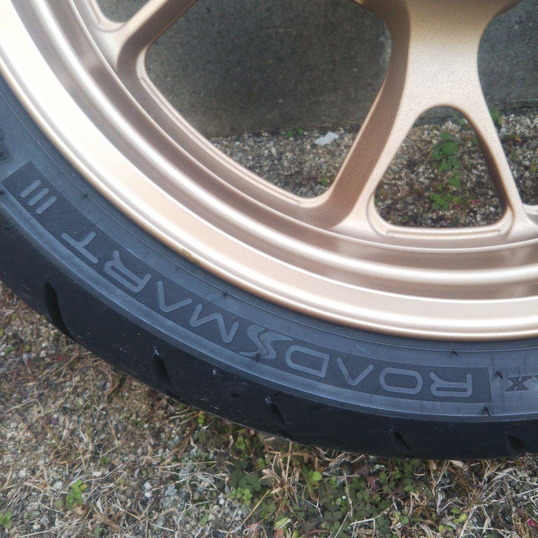 ダエグ ホイール 純正 エンケイ ゴールド 前後 タイヤ付 ダエグホイール