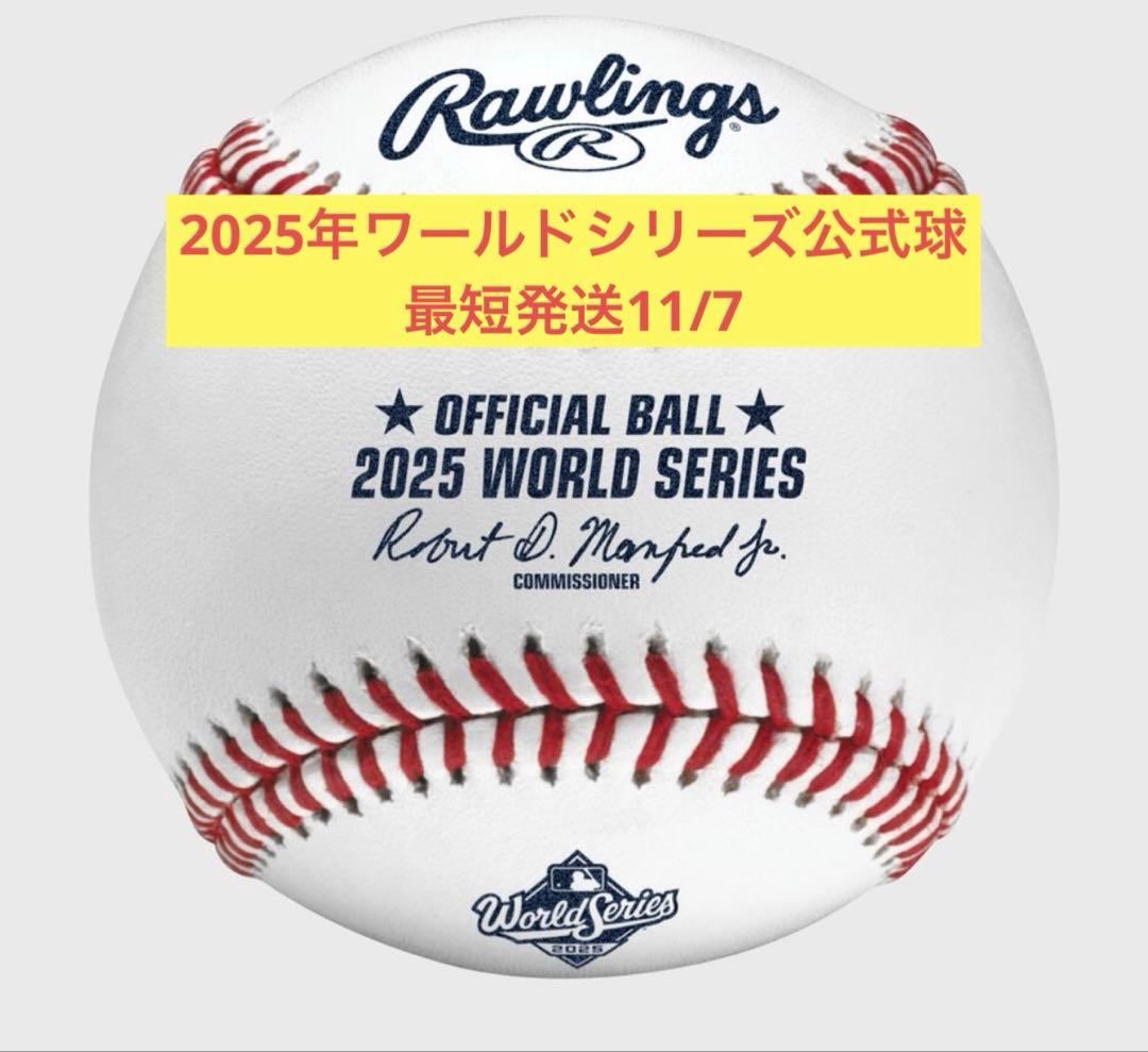 【最新版】公式サイトでは売り切れ❗️2025 World Series 公式球