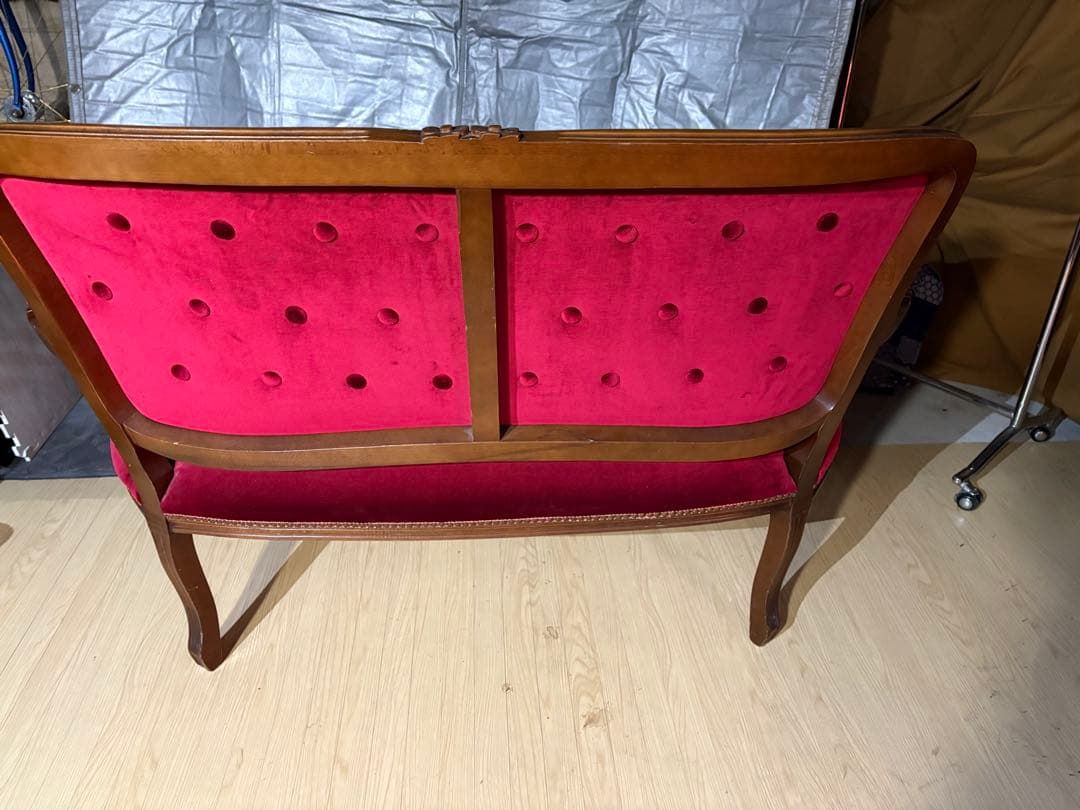 ※1/31まで限定　 イタリア製　ヴェローナクラシック　モケットソファ　2人掛け