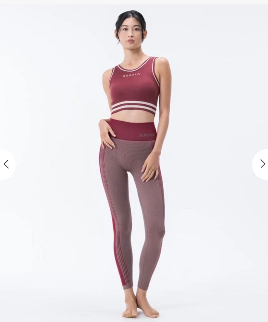 SUKALAI ジャガードストライプレギンス Sサイズ