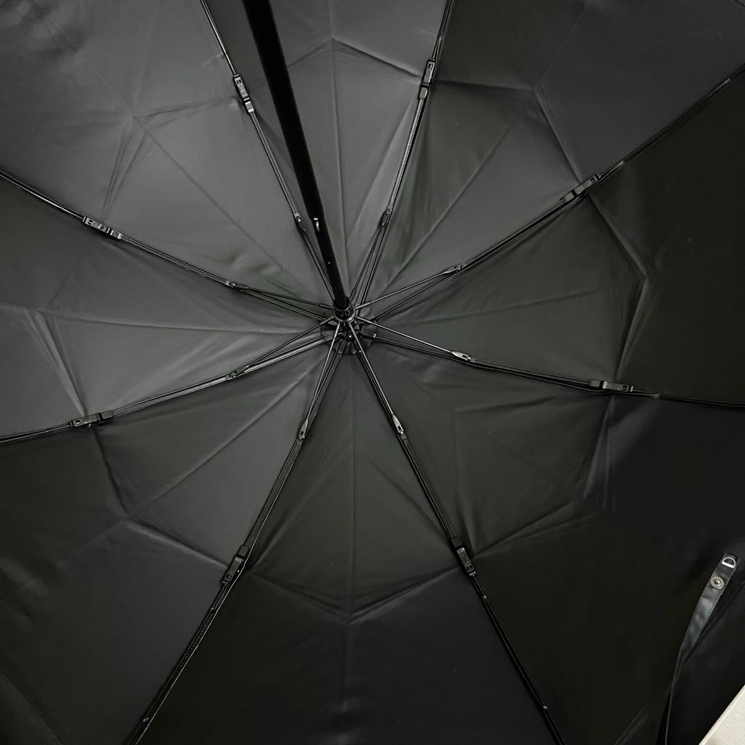 【完売品】サンバリア100 折りたたみ日傘 ２段折 コンビmoku 青 美品