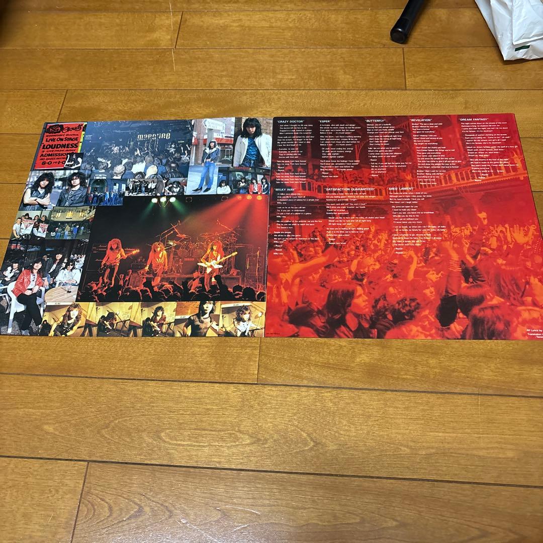 LOUDNESS DISILLUSION 英語版 LPレコード