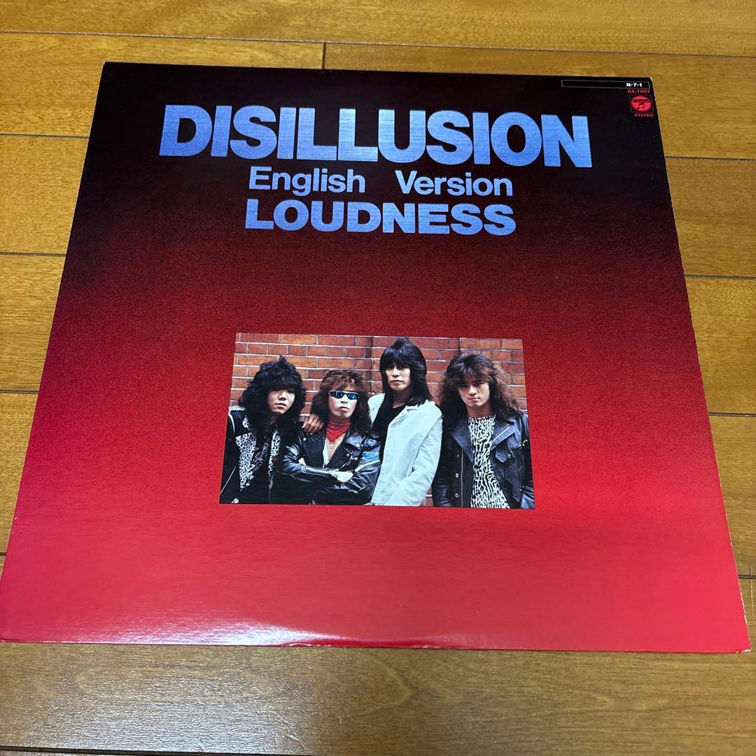 LOUDNESS DISILLUSION 英語版 LPレコード