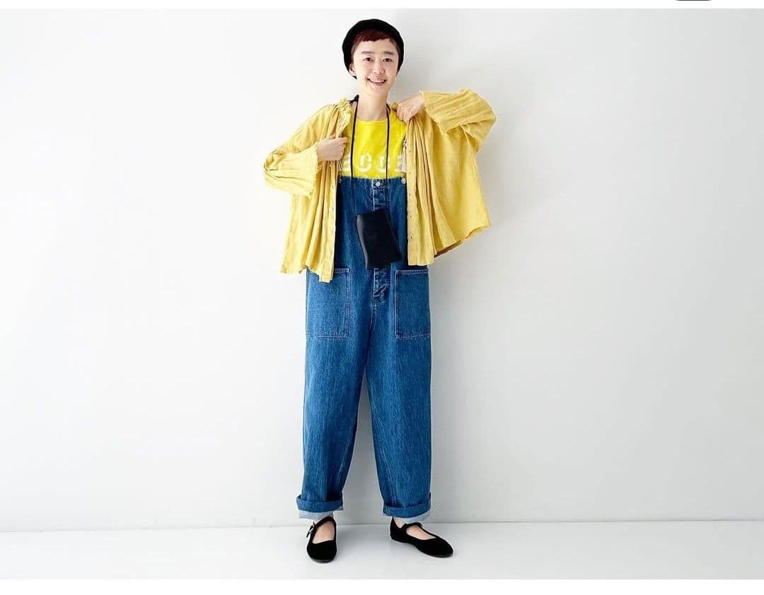 ネストローブ　デニムデッキサロペット