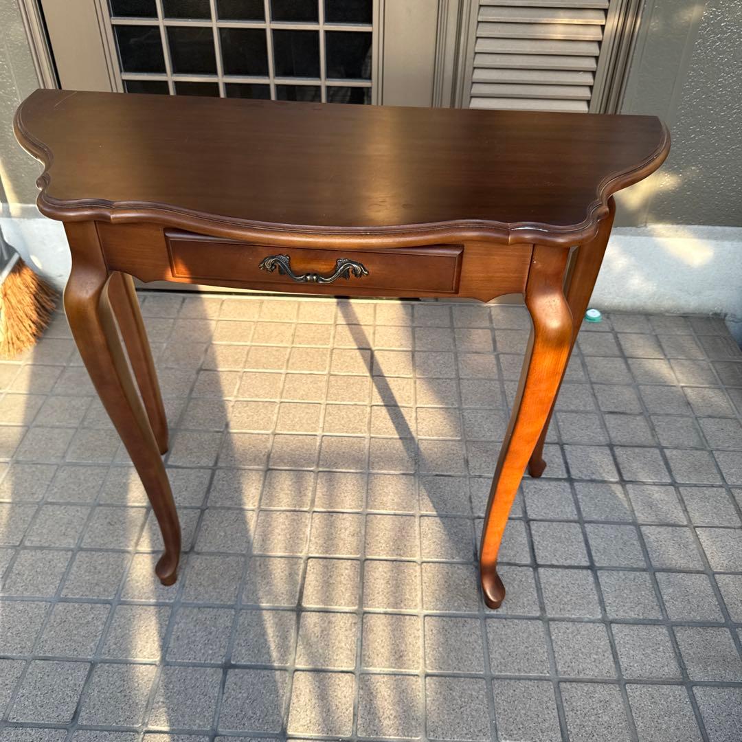 カリモク家具 猫脚 アンティークテーブル