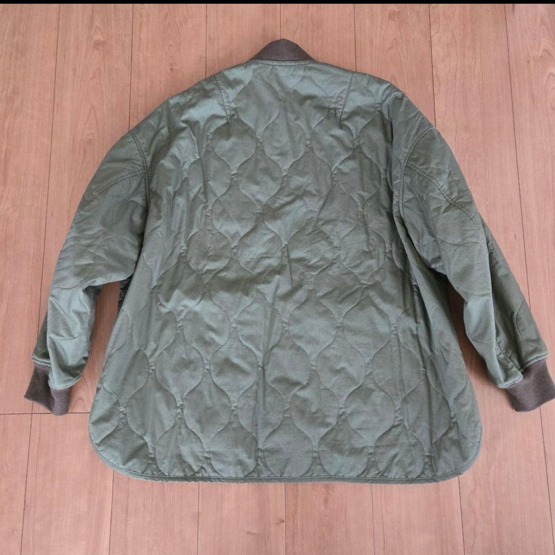パ*ス様 FreshService キルティングボンバー オリーブグリーン