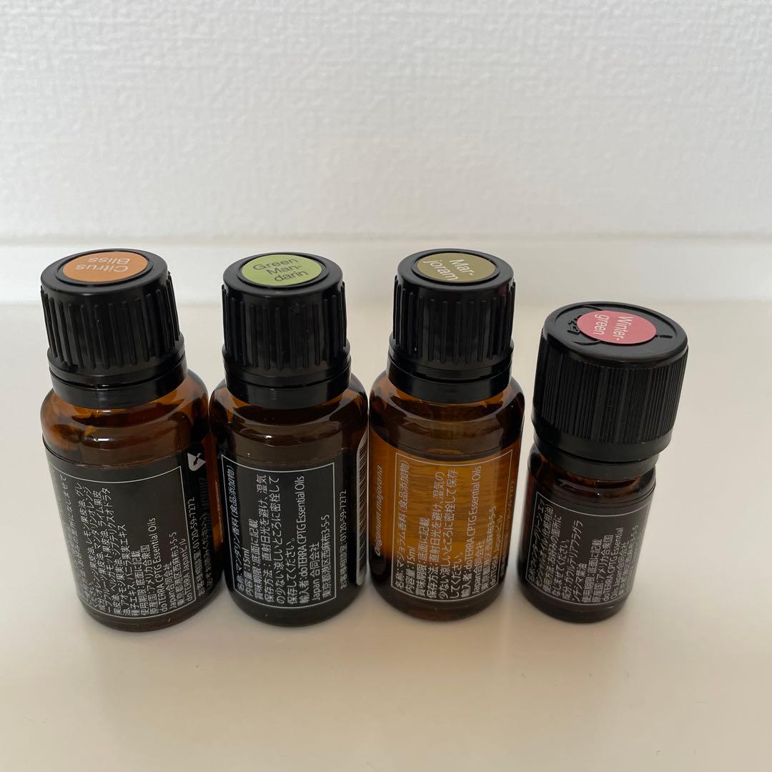 【新品】シトラスブリス、グリーンマンダリン、マジョラム、ウィンターグリーン