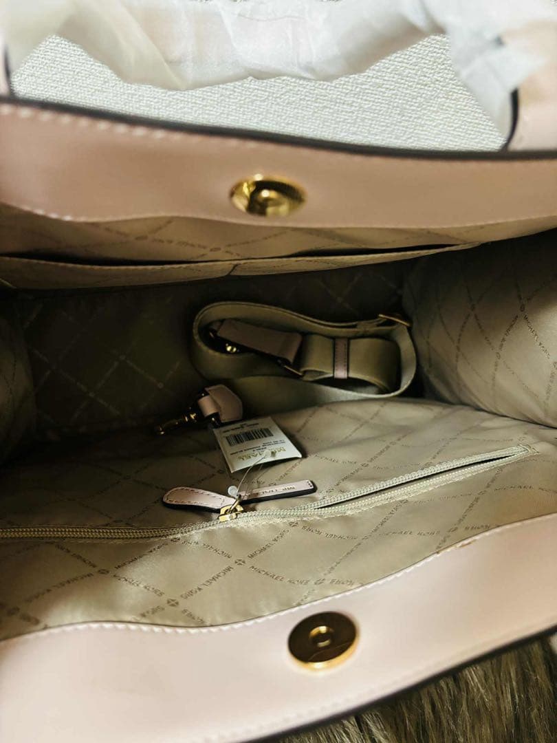 ☆新品未使用☆MICHAEL KORS トートバッグ ブラウン/ピンクタグ付き