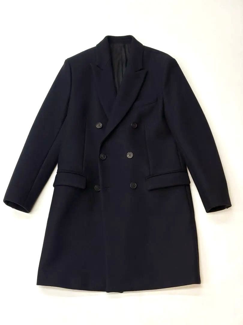 Ami Paris ダブルブレスト チェスターコート 48 ピークドラペル