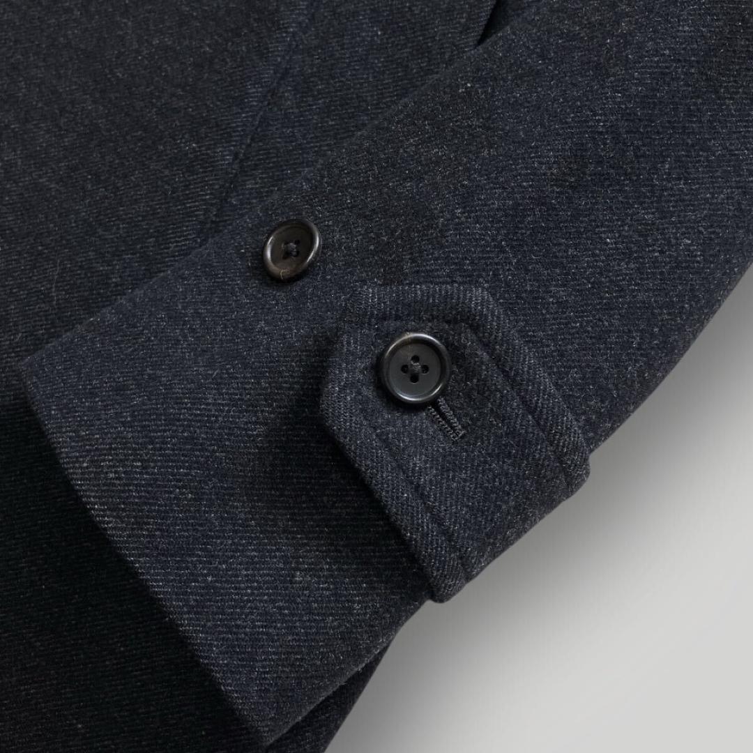 [美品] マーガレットハウエル ステンカラーコート ウール ロングコート