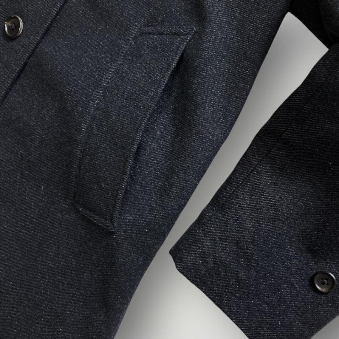 [美品] マーガレットハウエル ステンカラーコート ウール ロングコート