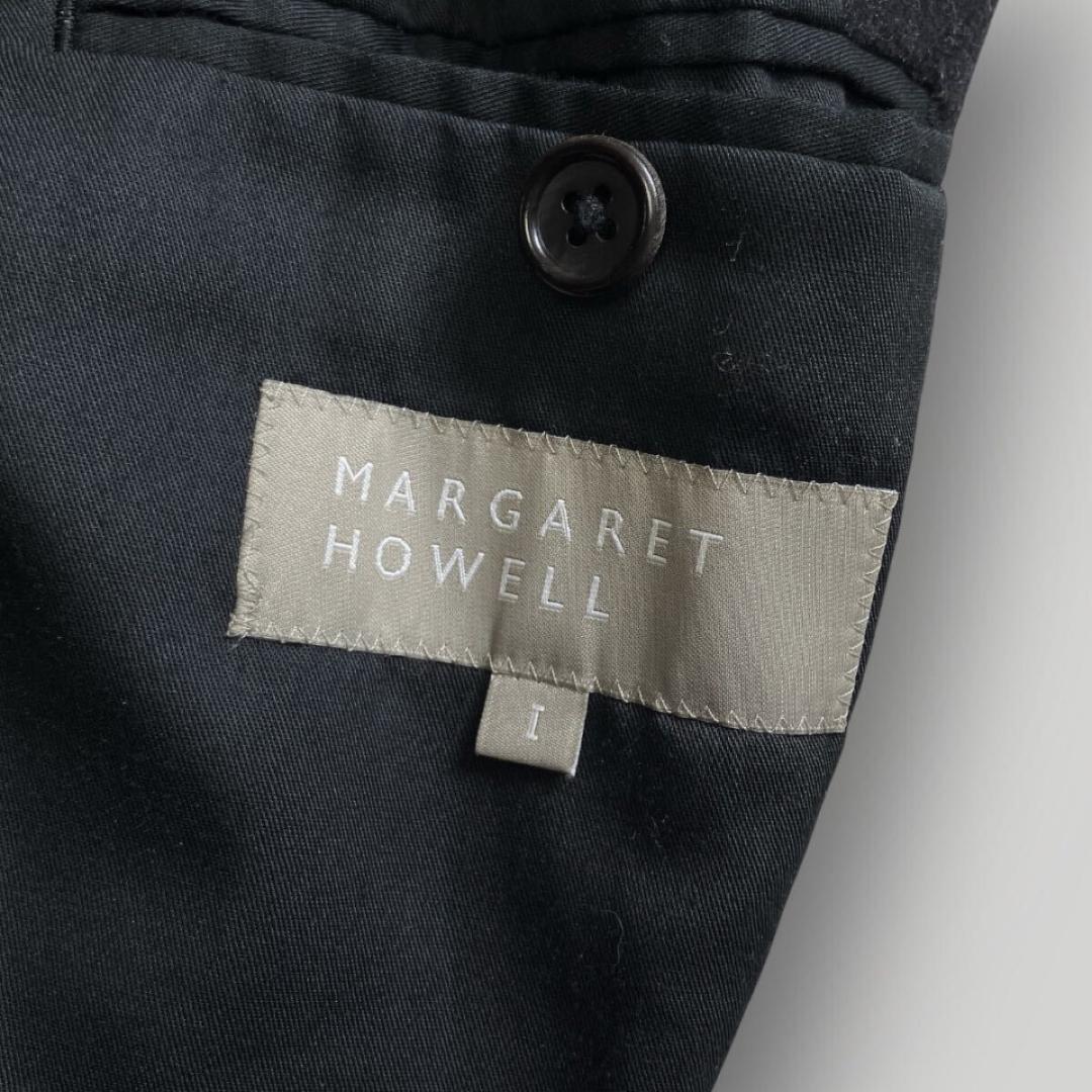 [美品] マーガレットハウエル ステンカラーコート ウール ロングコート