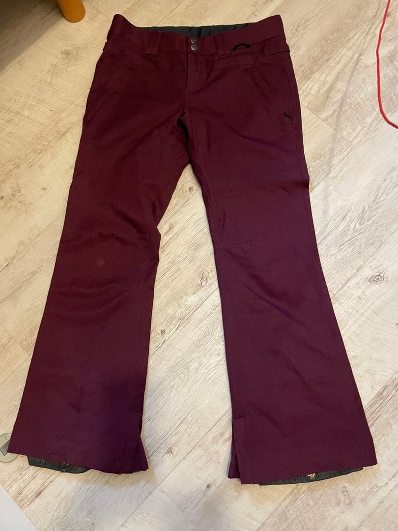 DC スノーボードウェア L バーガンディ