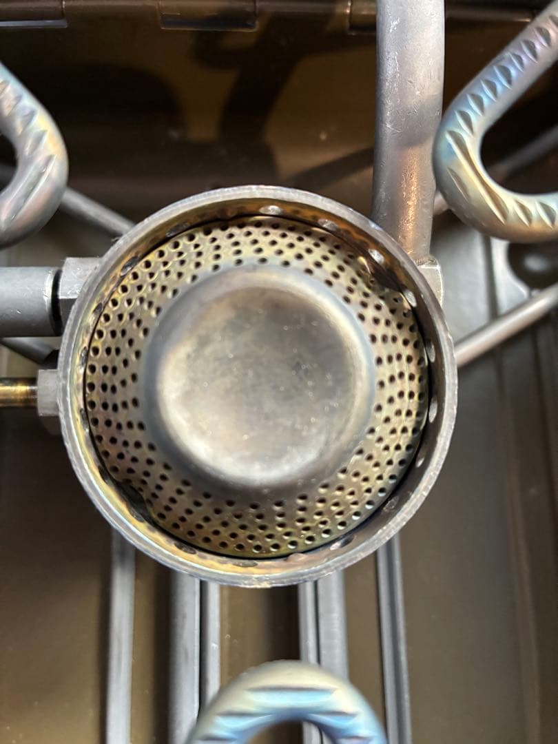 シングルバーナーコンロ 折りたたみ式 グレー