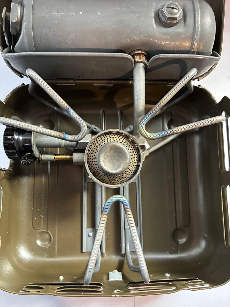 シングルバーナーコンロ 折りたたみ式 グレー