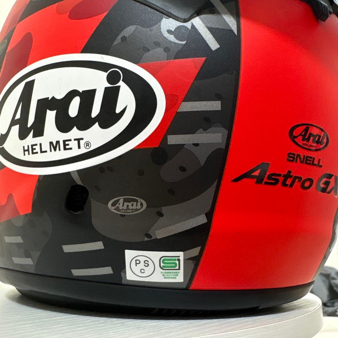 Arai Astro GX フルフェイスヘルメット レッド・ブラック