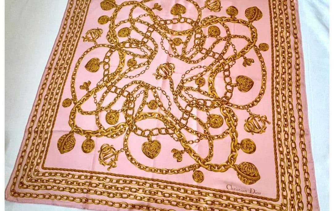 【未開封】ChristianDior　シルク　大判　ショール　ストール　スカーフ
