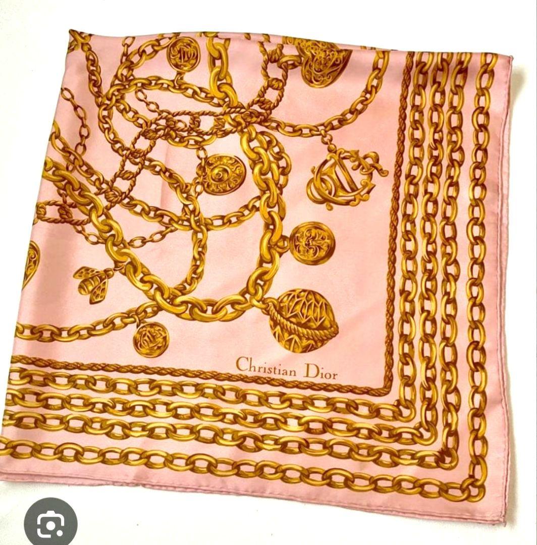 【未開封】ChristianDior　シルク　大判　ショール　ストール　スカーフ