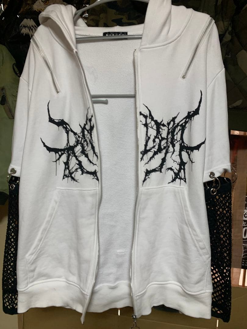 『REFLEM』DEVILデザインセパレートスリーブZIPパーカー⭐︎