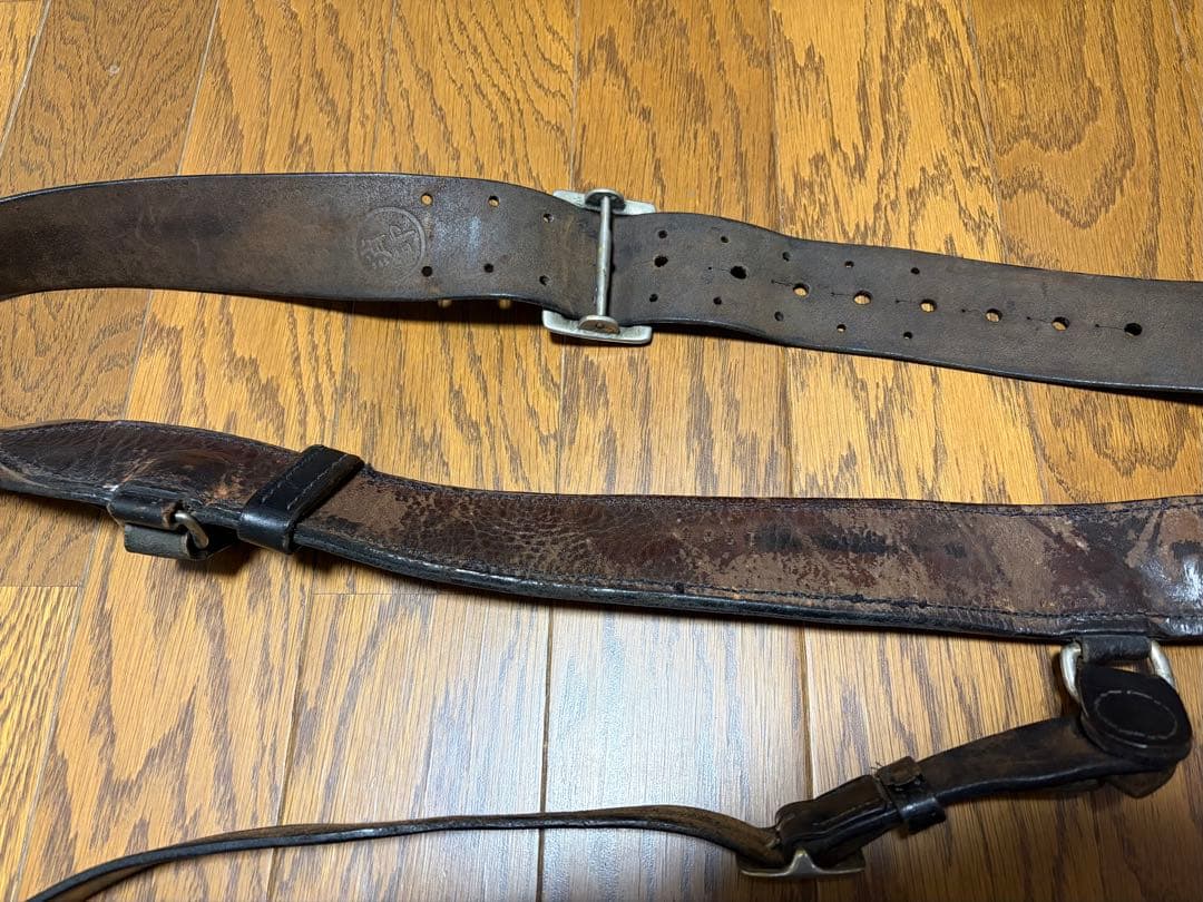 旧型 帯革 50mm幅 昭和 制服 払い下げ