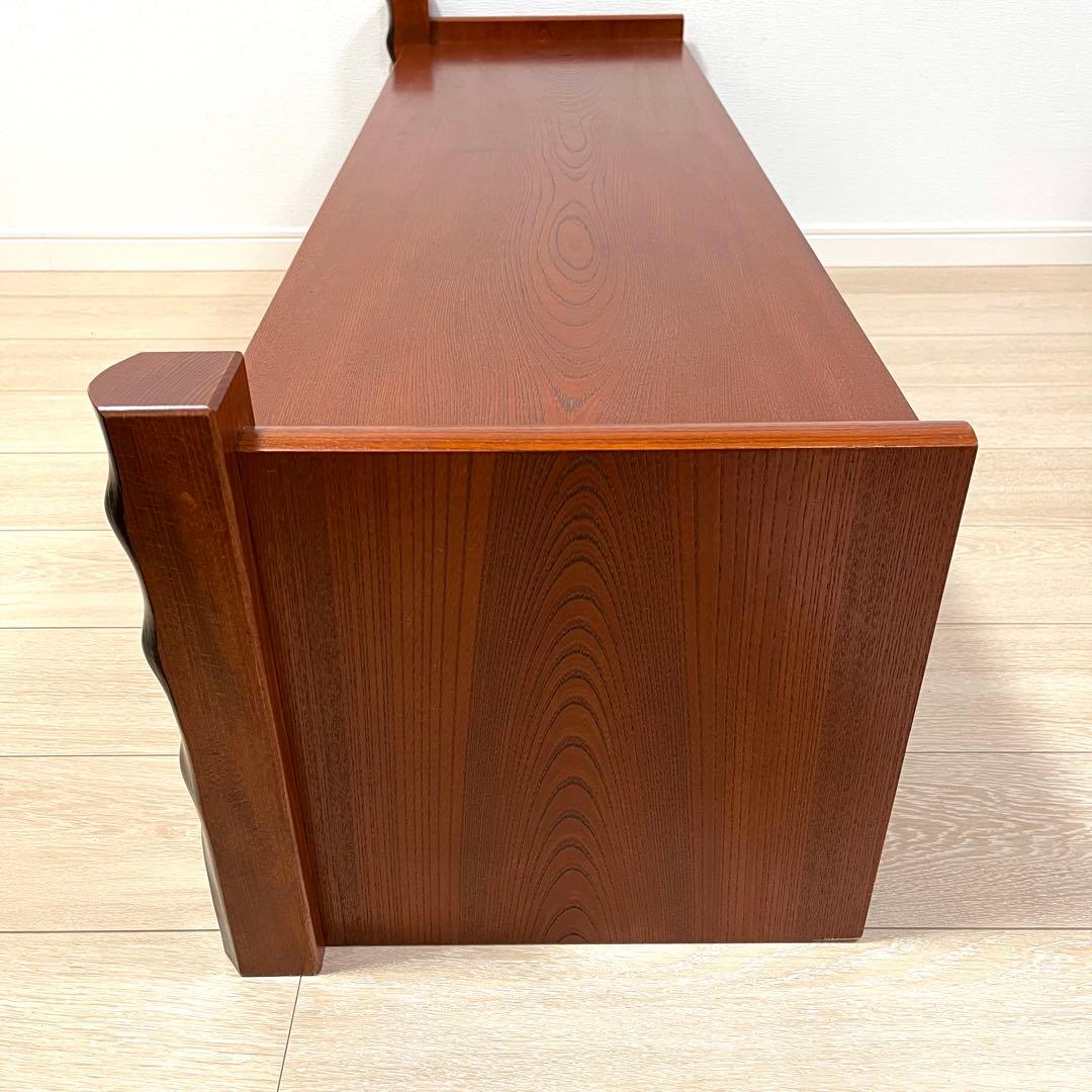 （ち05）【からくり隠し箱付き】置床 置き床 ローボード テレビ台 飾り台 花台