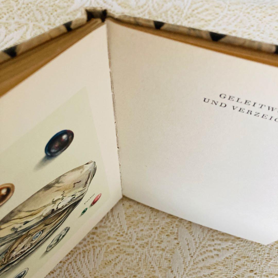 洋書　古書　インゼル文庫 No. 54　小さな鉱物の本　宝石　美しいイラスト♡