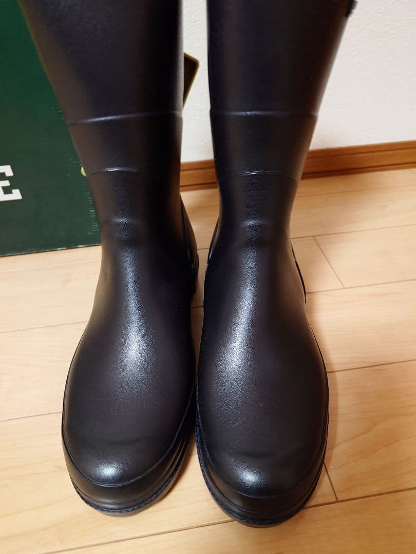 AIGLE BLUE BLUE 長靴 レインブーツ　ダークネイビー タグ付き