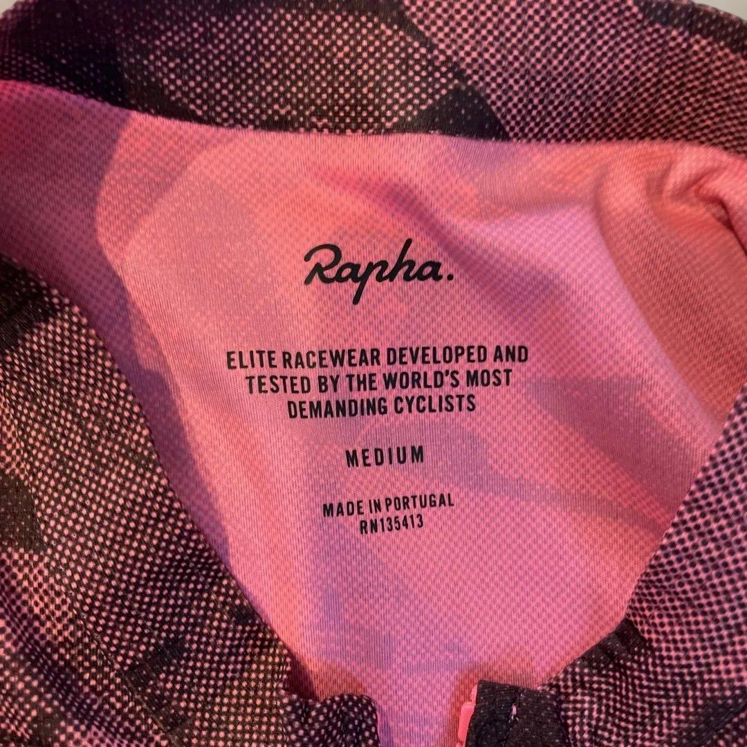 Rapha ピンクグラフィック サイクルジャージ とジレのセット