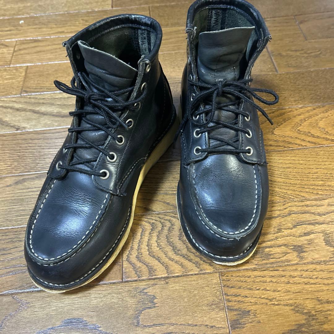 RED WINGレザー製黒ブーツ アイリッシュセッター