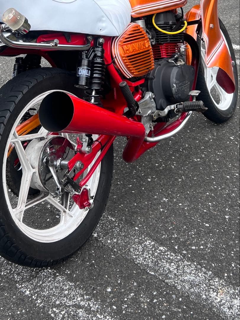 cb250t メガホンマフラー