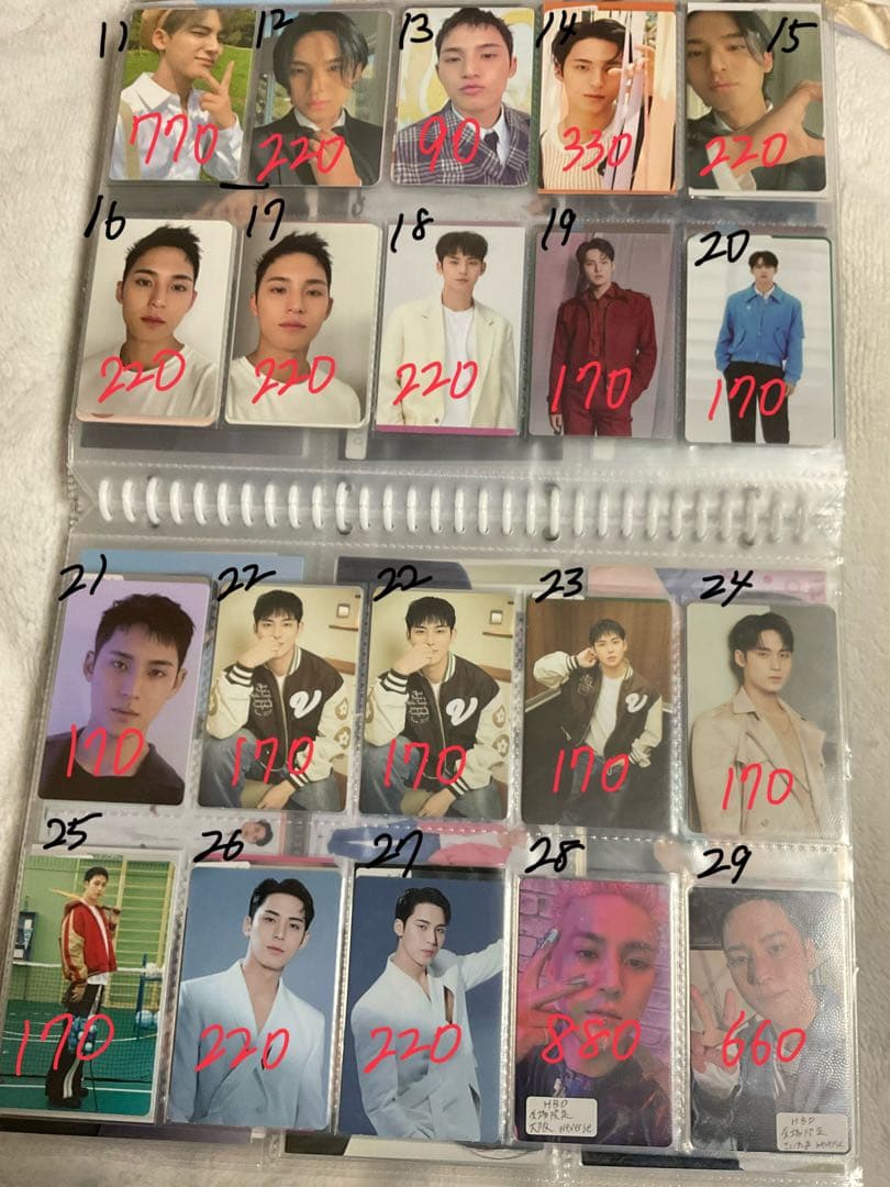SEVENTEEN 過去トレカ まとめ売り ミンハオ〜ディノ