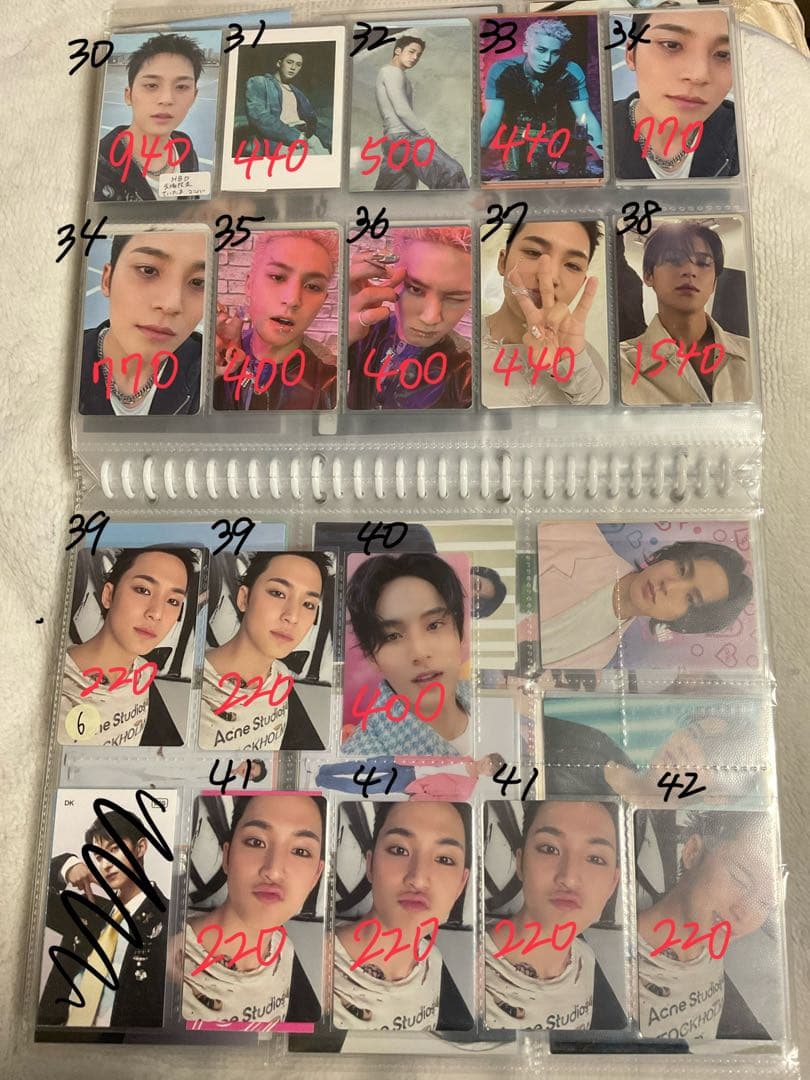 SEVENTEEN 過去トレカ まとめ売り ミンハオ〜ディノ