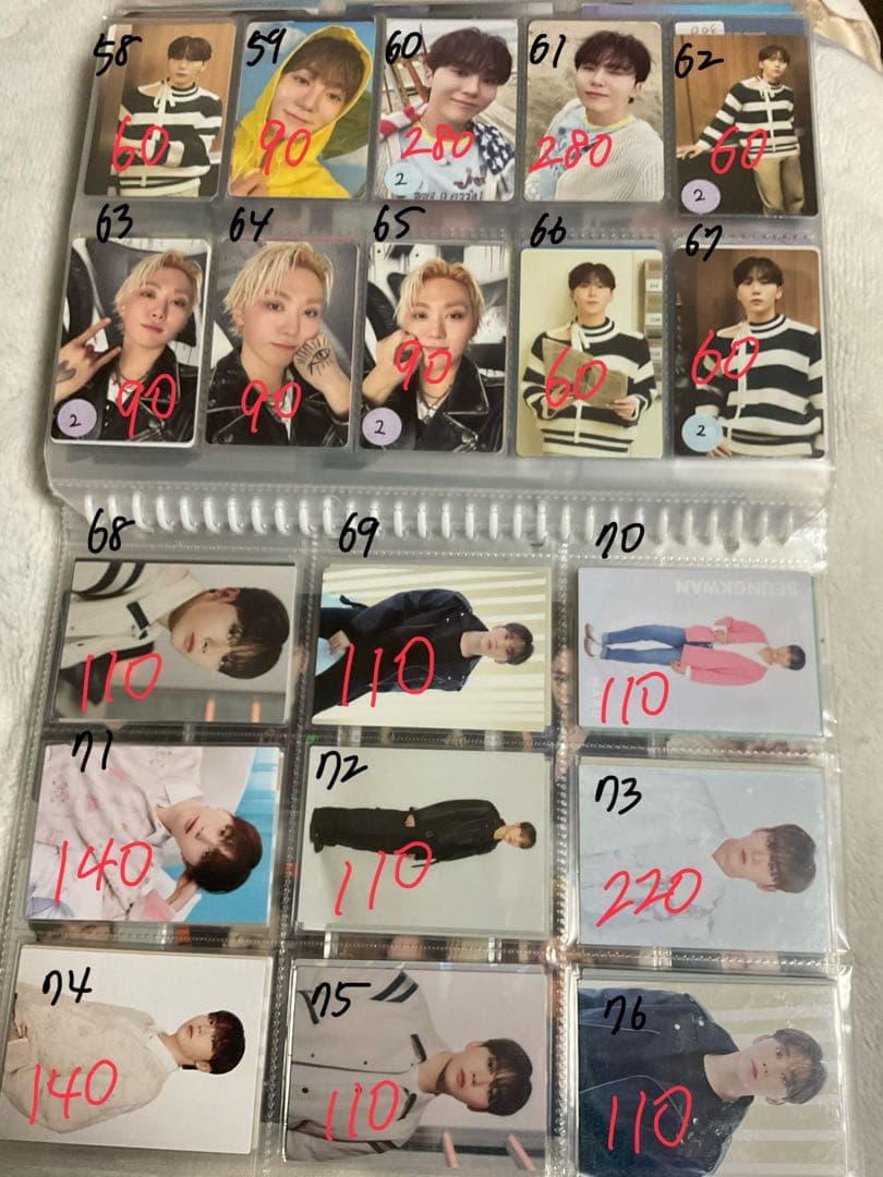 SEVENTEEN 過去トレカ まとめ売り ミンハオ〜ディノ