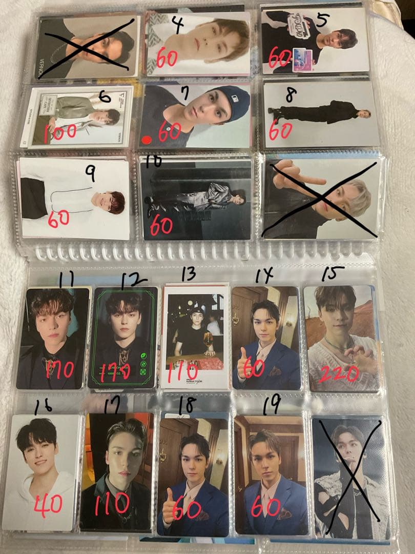 SEVENTEEN 過去トレカ まとめ売り ミンハオ〜ディノ