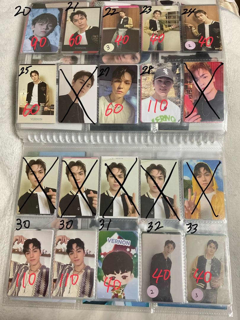 SEVENTEEN 過去トレカ まとめ売り ミンハオ〜ディノ