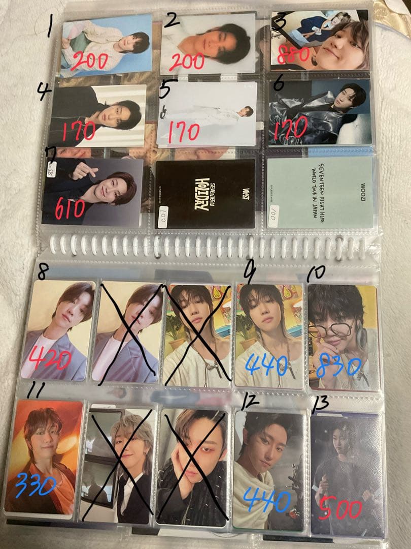 SEVENTEEN 過去トレカ まとめ売り ミンハオ〜ディノ