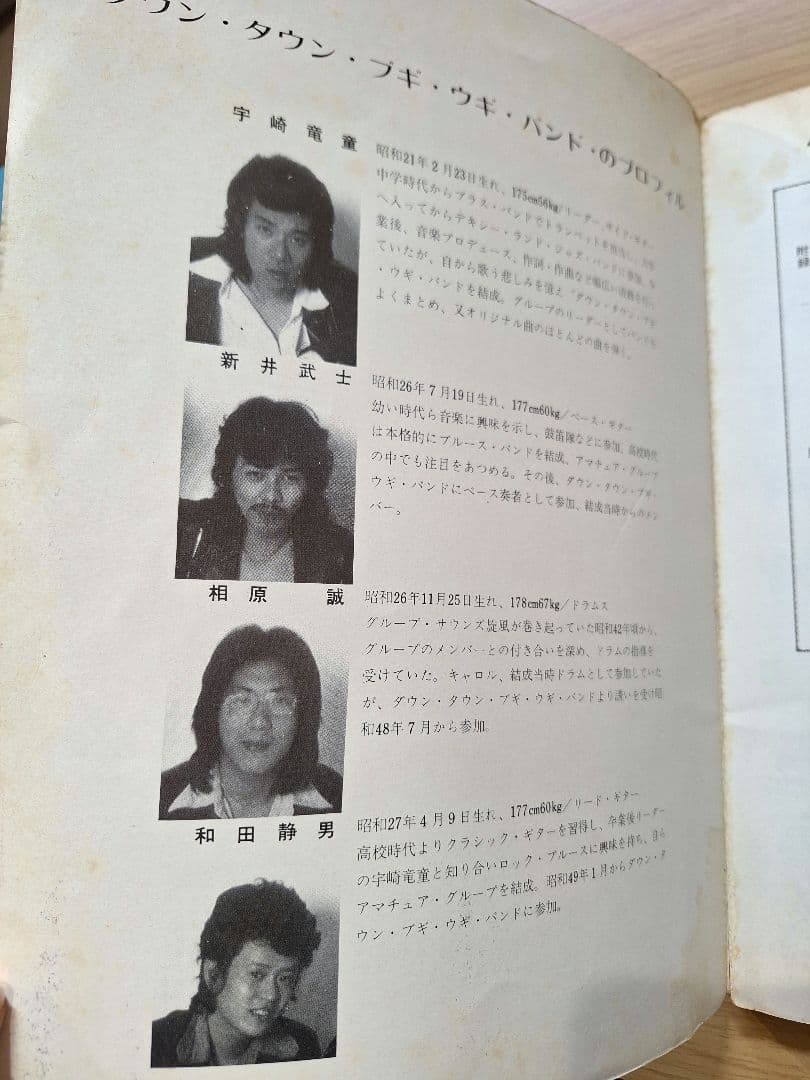 ダウン・タウン・ブギウギ・バンド　楽譜