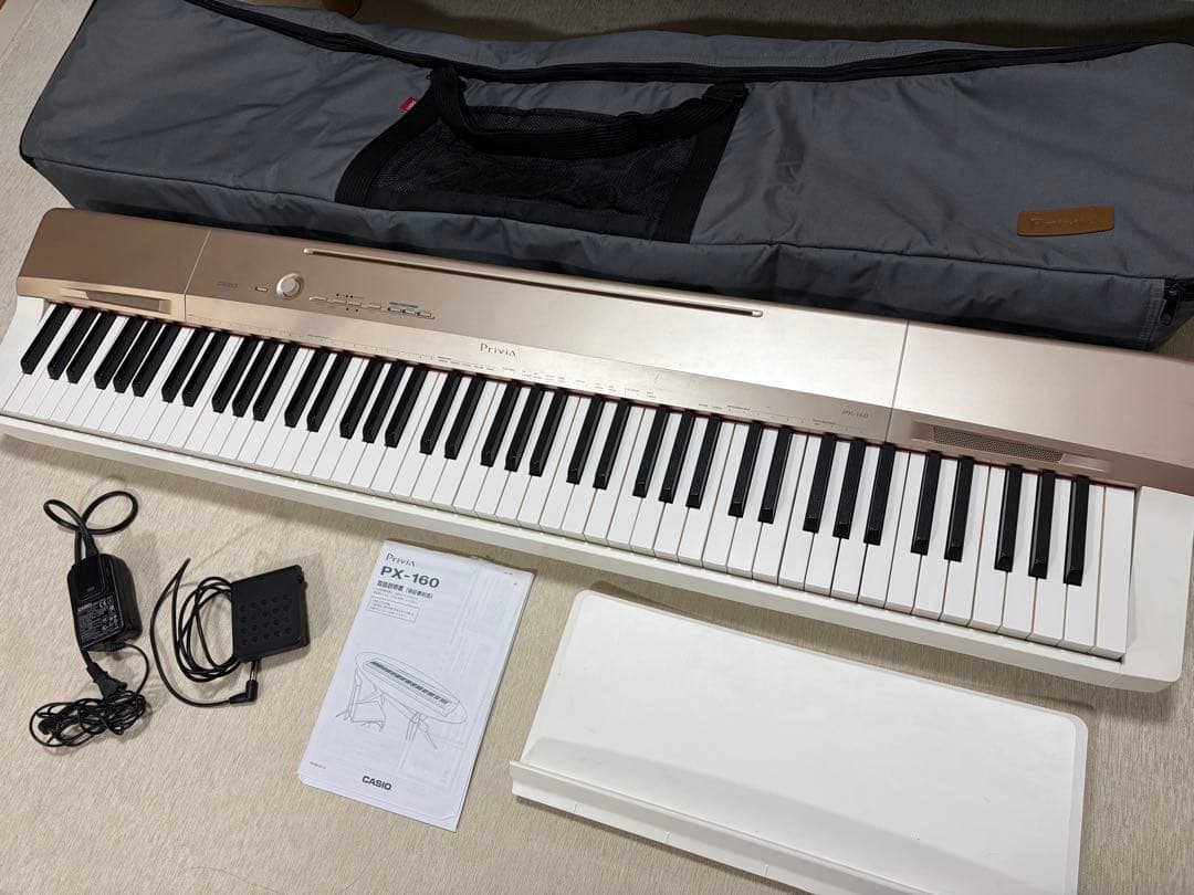 【ケース付き】CASIO 88鍵 電子ピアノ Privia PX-160GD