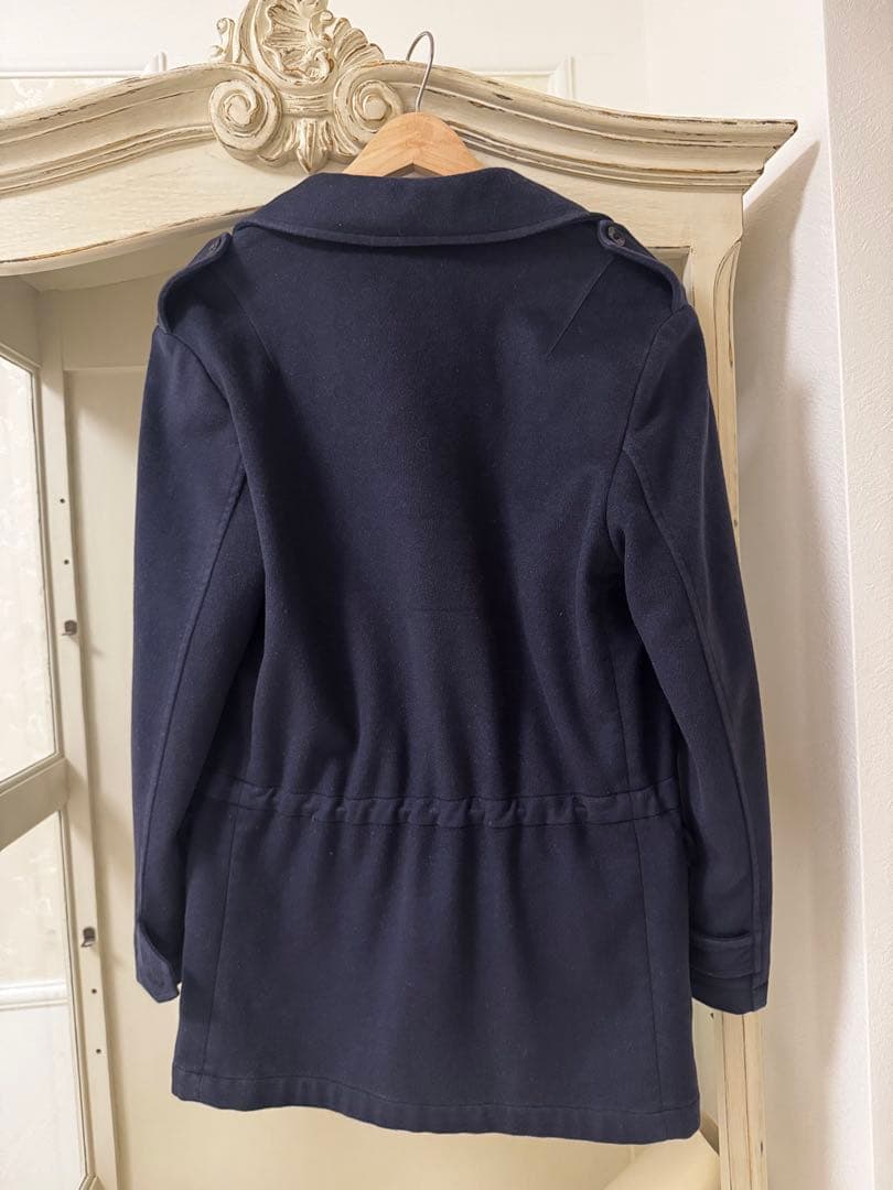 【定価10万超】BOGLIOLI ボリオリ ウール サファリジャケット 紺 44