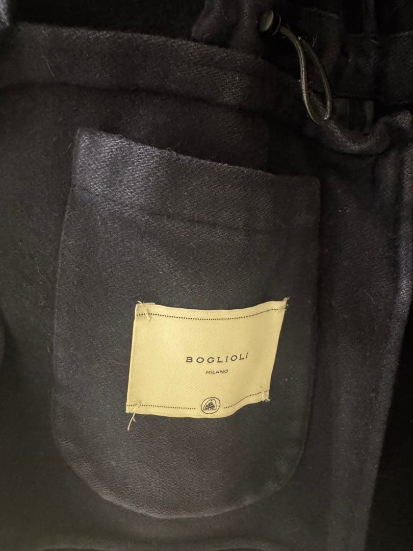 【定価10万超】BOGLIOLI ボリオリ ウール サファリジャケット 紺 44