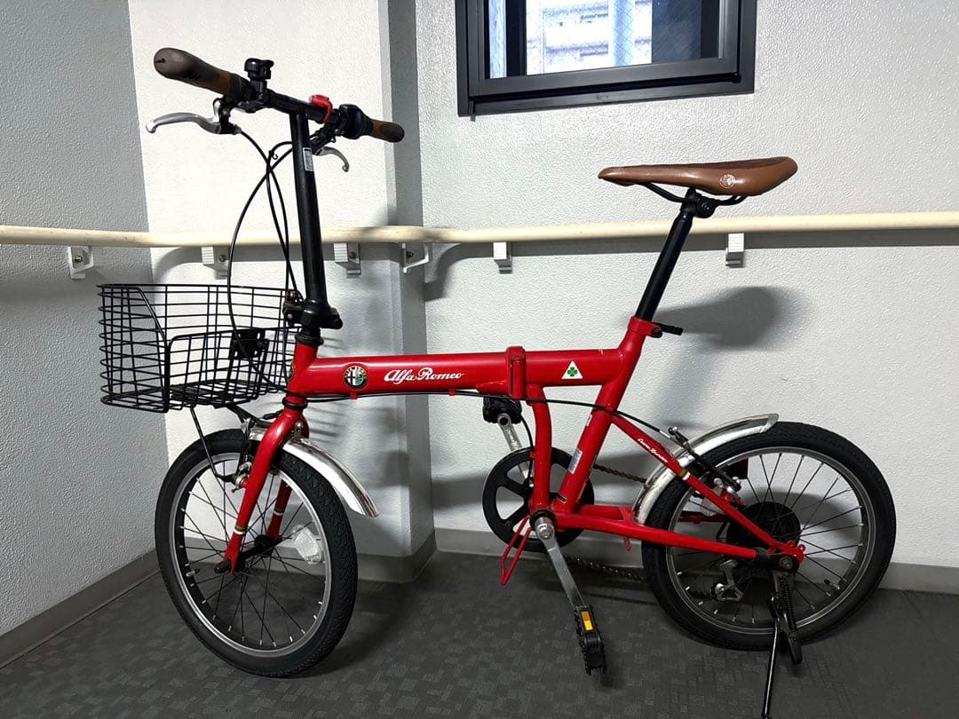 希少 アルファロメオ 18インチ 折り畳み自転車 ミニベロ　発送は要応談
