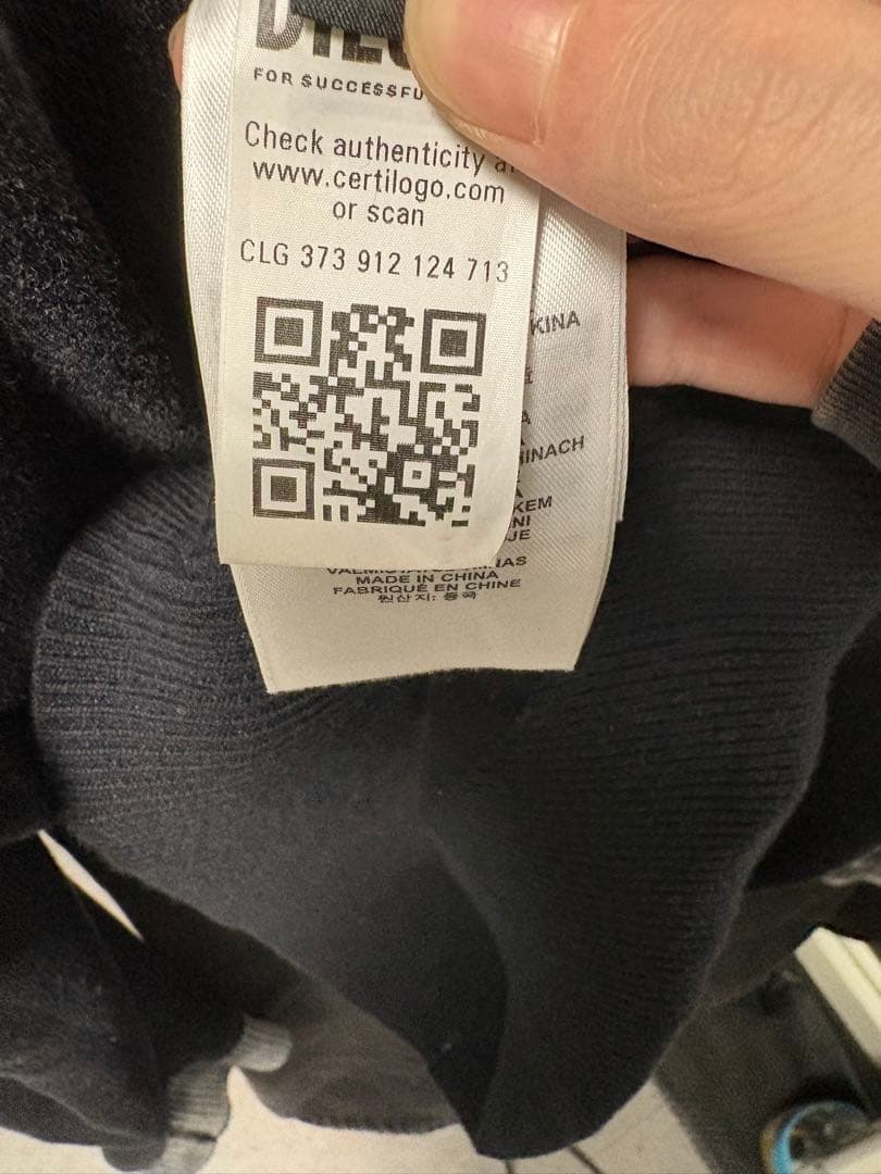 【深水光太着用】DIESEL K-Lorenzo ニットポロシャツ ブラック 黒