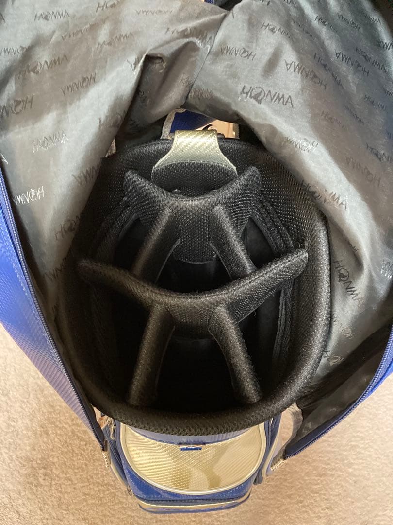 ホンマ 本間キャディバッグ 中古 青 9型